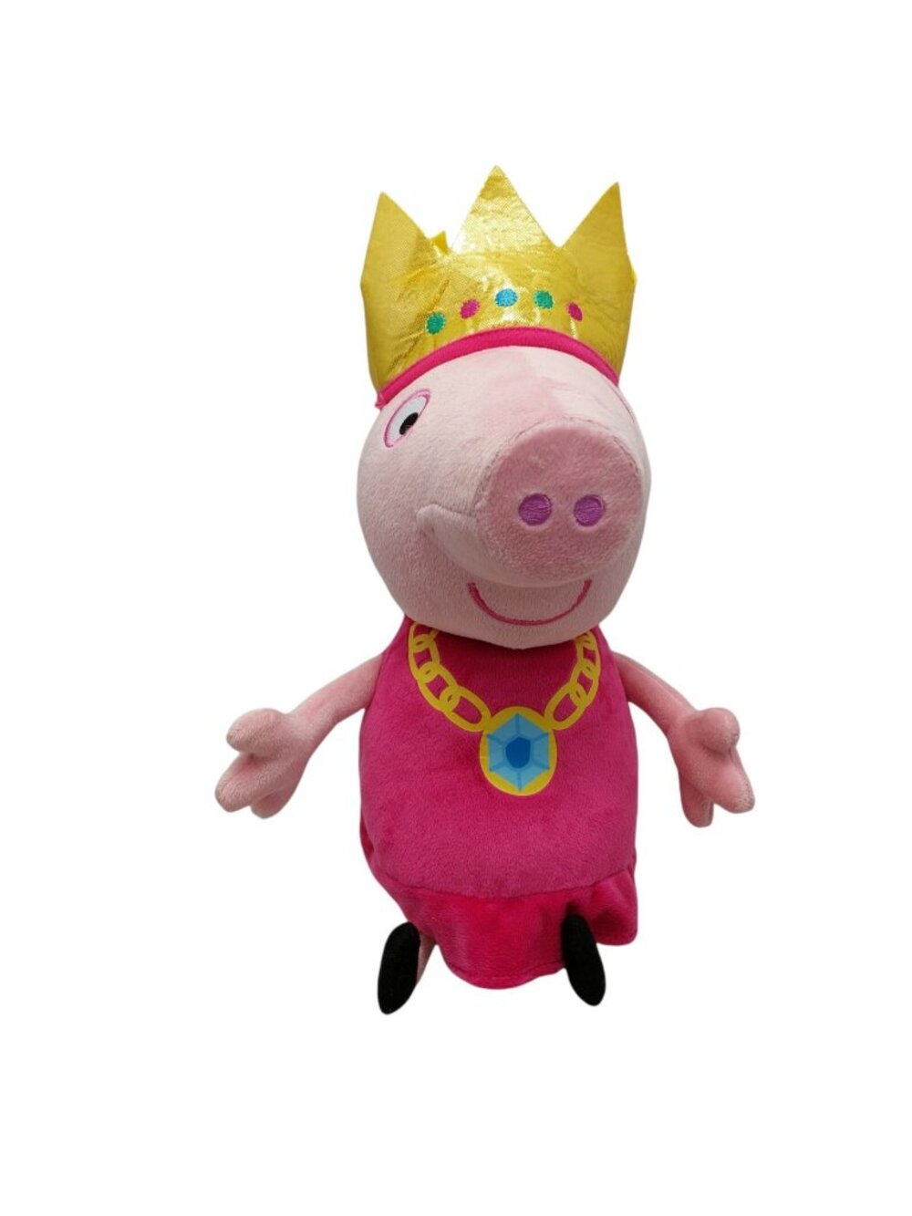 Peppa Pig Princess N' Oink Talking Plush Doll Toy Stuffed crown 14" pink dress